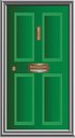 Door, Green